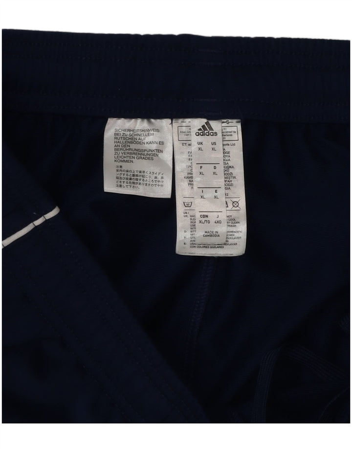 Мужские спортивные брюки Adidas Joggers XL темно-синие из полиэстера