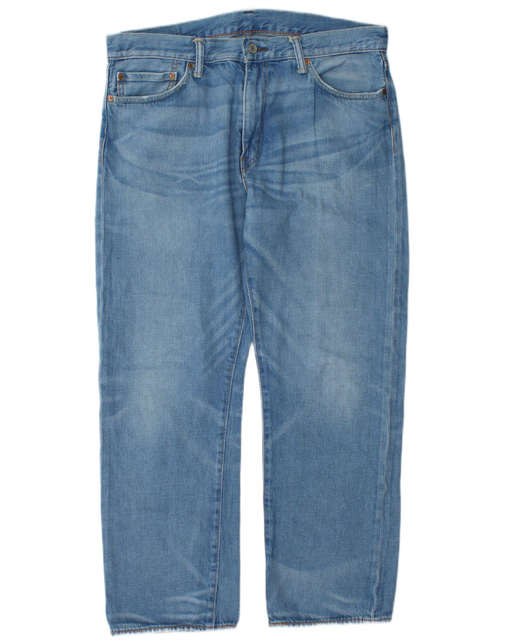 Мужские прямые джинсы Levi's 504 W36 L30 синие, хлопок