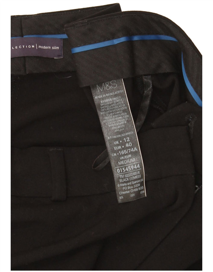 Женские брюки-чиносы Marks & Spencer UK 12 Medium W32 L29 черные