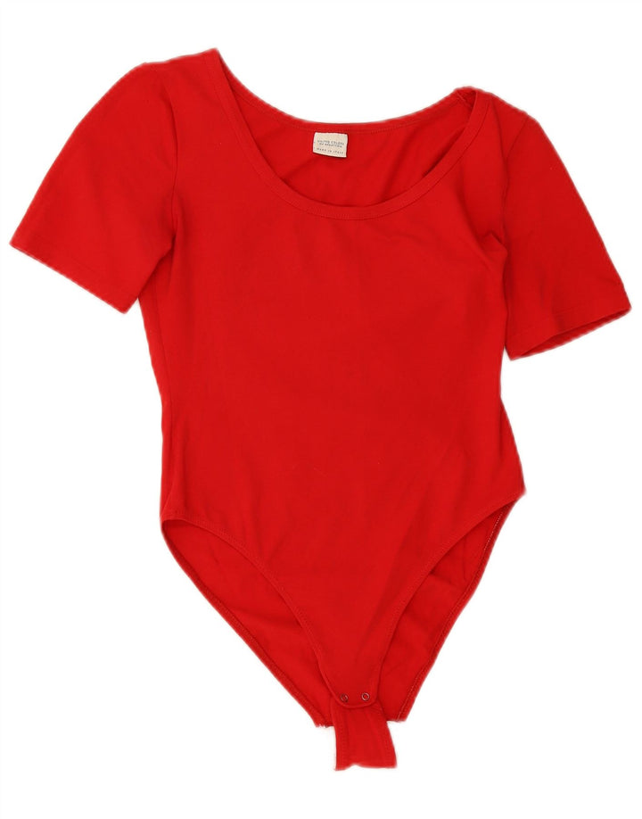 Женское боди Benetton UK 8, маленькое красное