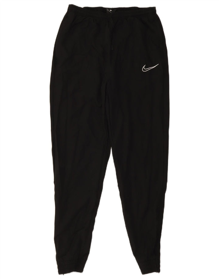 Мужские спортивные брюки Nike Dri Fit для бега, большие черные полиэстеровые брюки