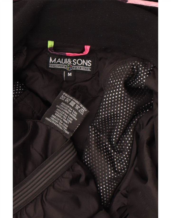 Женская дождевик с капюшоном Maui and Sons UK 14, средняя разноцветная клетка