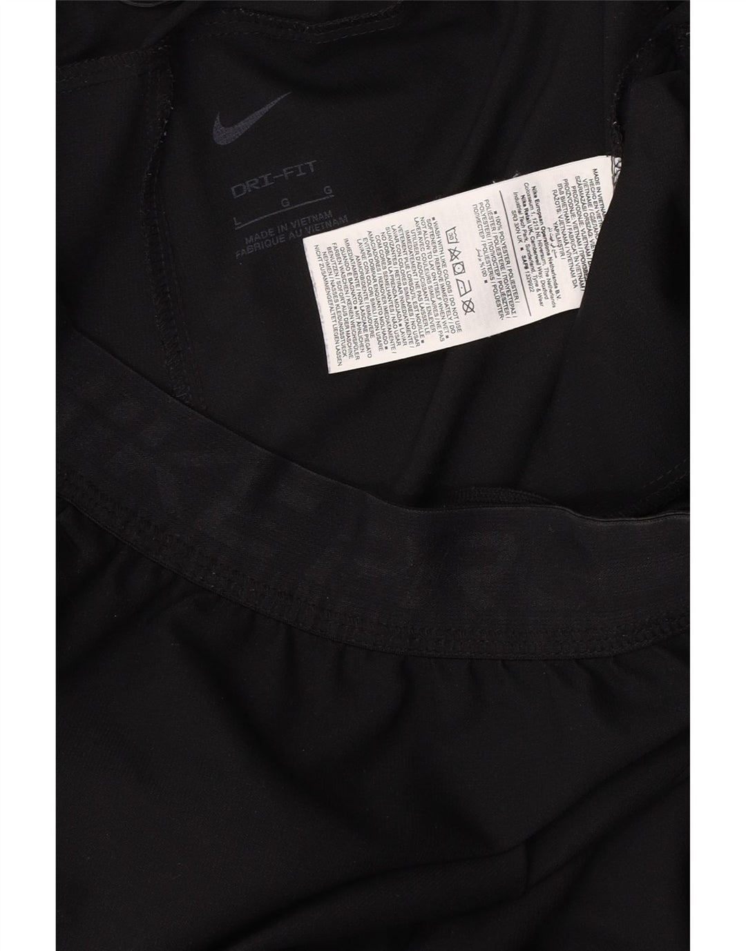 Мужские спортивные брюки Nike Dri Fit с графическим рисунком, большие черные полиэстер
