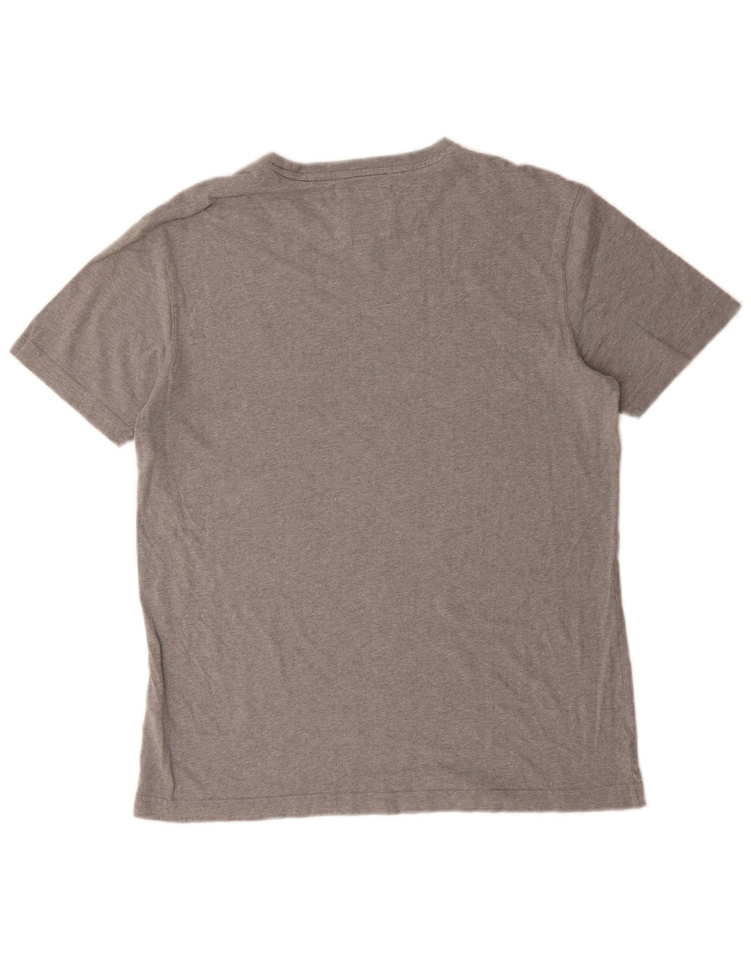 Crew Clothing Мужская футболка из хлопка среднего серого цвета