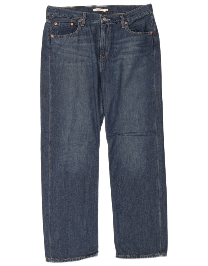 Мужские прямые джинсы Levi's Low Pro W32 L32, синие, хлопок