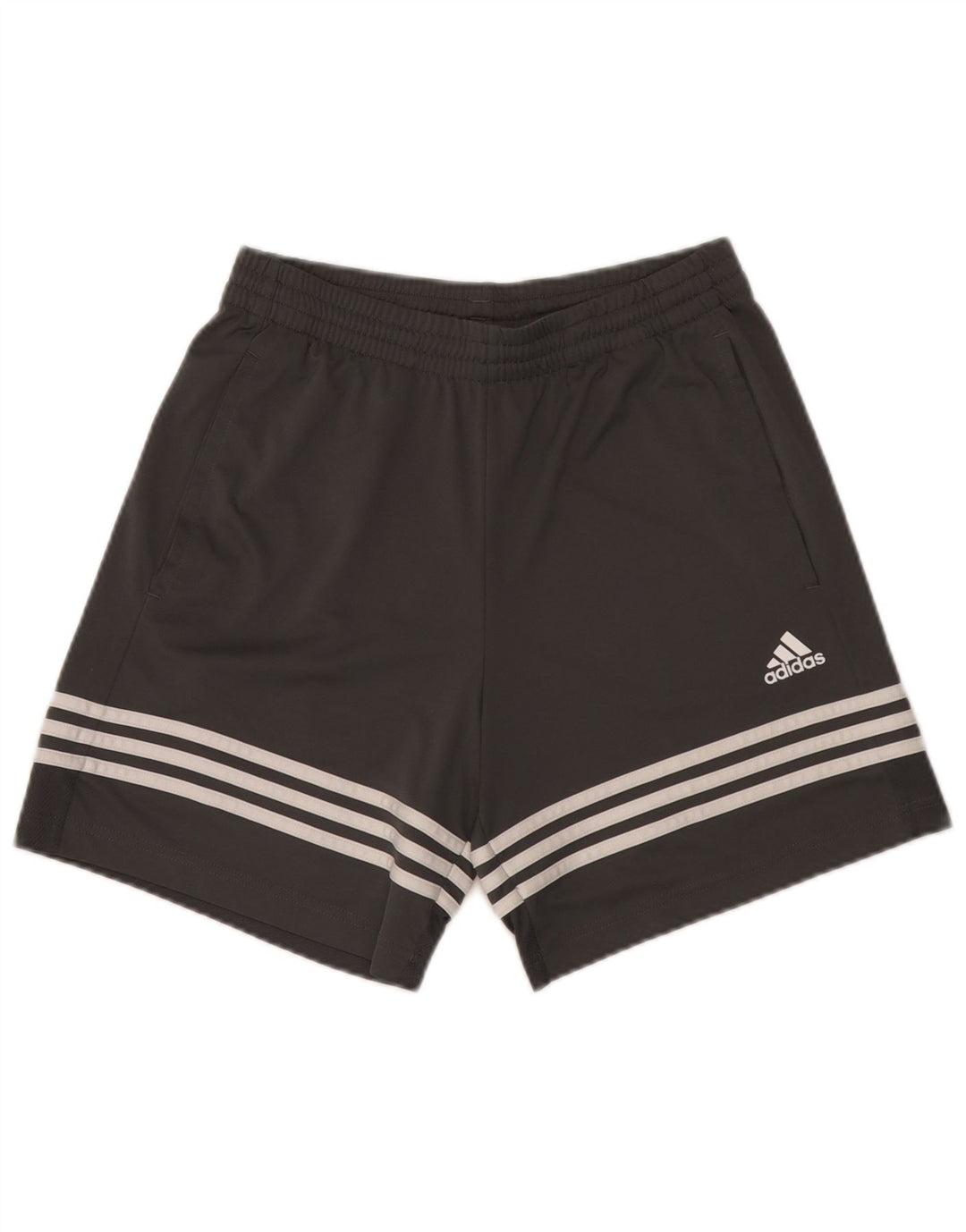 Мужские спортивные шорты Adidas, маленькие черные из полиэстера