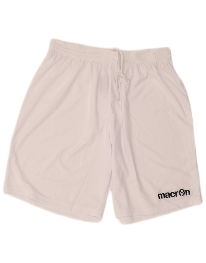 Macron Мужские спортивные шорты с рисунком XL, белые
