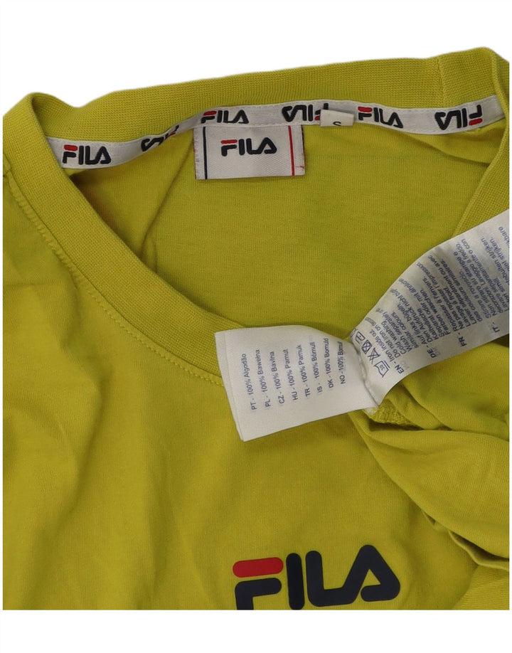 Fila Мужская футболка с рисунком, маленький зеленый хлопок