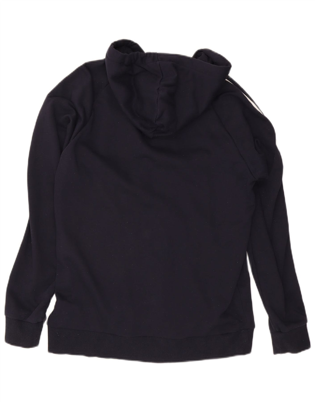 ADIDAS Мужской свитер с капюшоном на молнии, большой темно-синий, хлопок