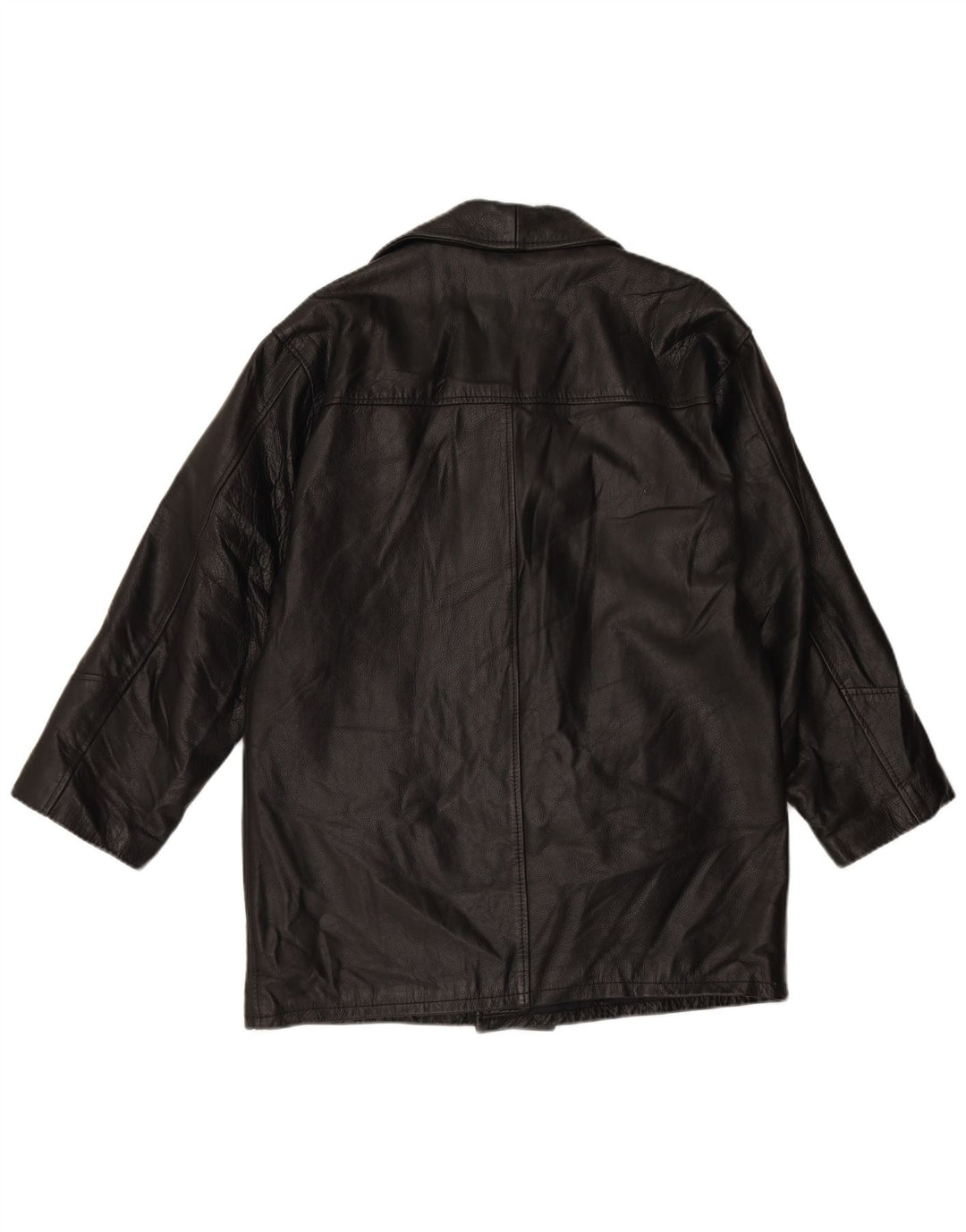 Мужская кожаная куртка VINTAGE IT 48 Medium Black Leather