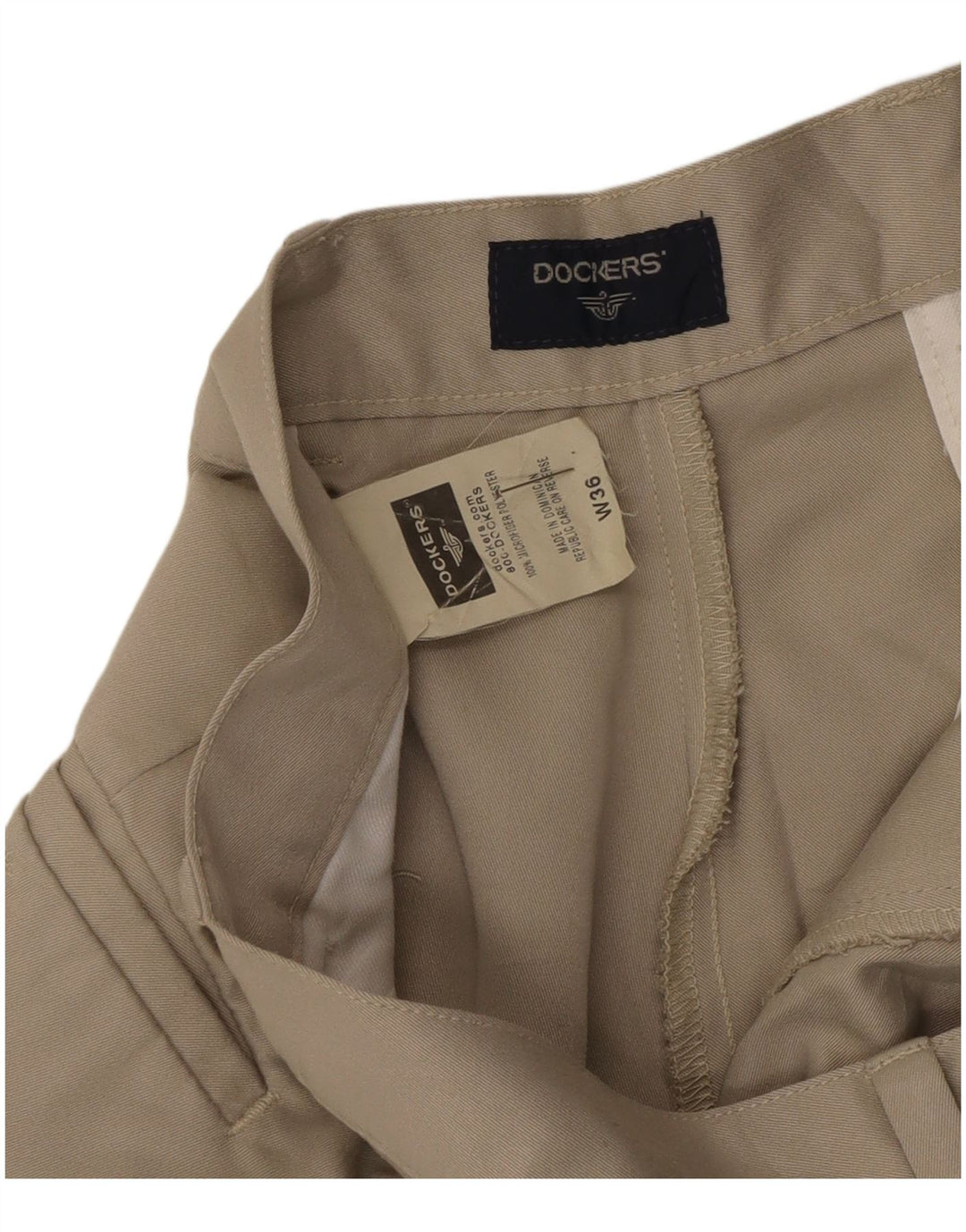 Мужские шорты чинос Dockers W36, большие, бежевые, из полиэстера