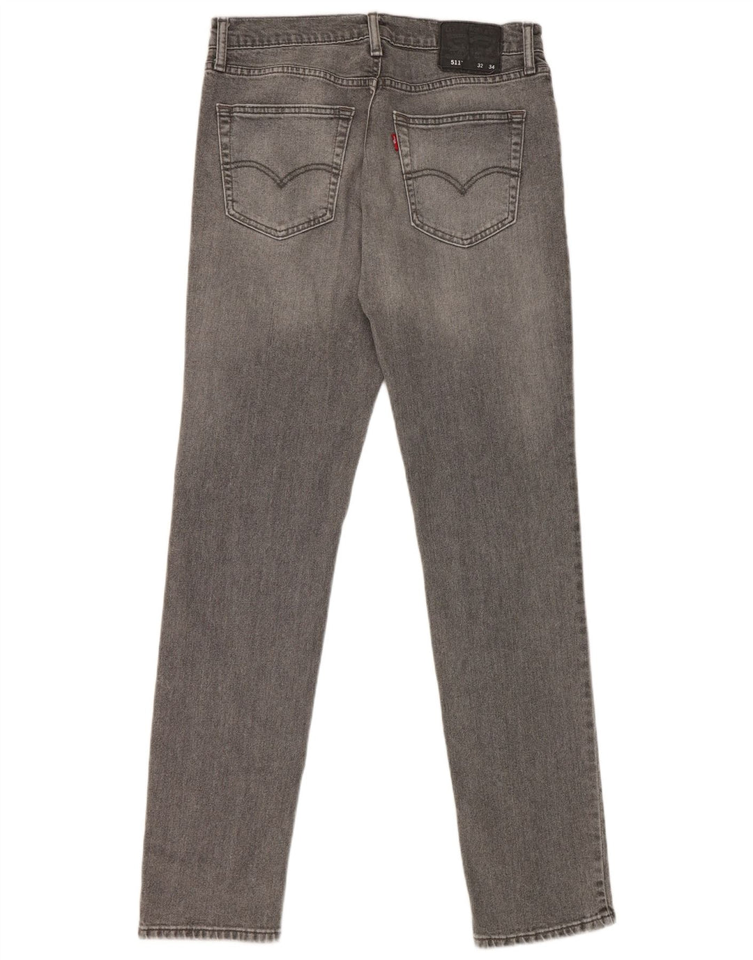 Мужские джинсы Levi's 511 Slim W32 L34 Серые хлопковые