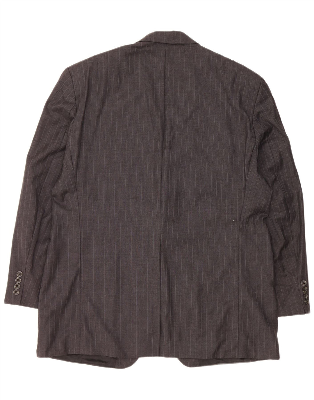Мужской пиджак с 2 пуговицами Ralph Lauren, Великобритания, 44 XL, серый, шерстяной в тонкую полоску
