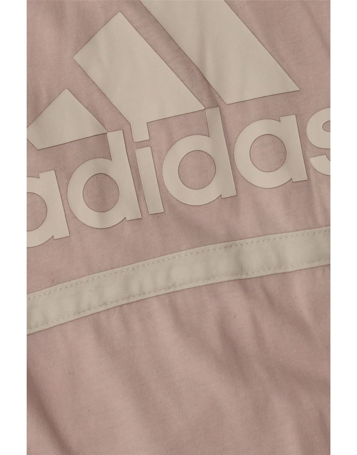 Женская футболка с рисунком Adidas Top UK 12 Medium Pink