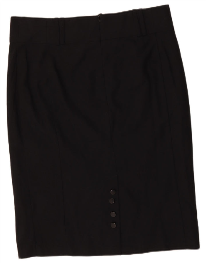 Женская юбка-карандаш Marks & Spencer UK 20 2XL W40, черный полиэстер