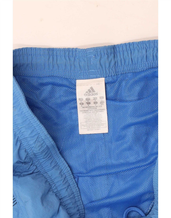 Мужские спортивные шорты Adidas среднего синего цвета из полиамида
