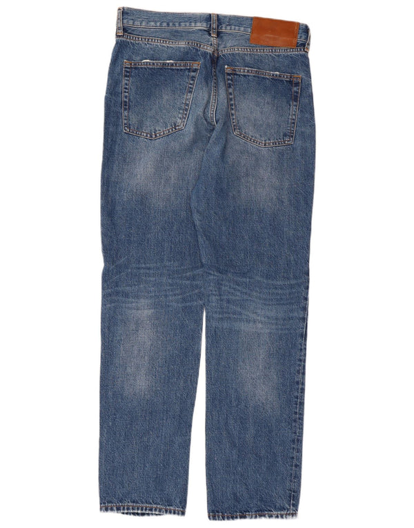 Женские прямые джинсы Zara EU 40 Medium W30 L30, синие, хлопок