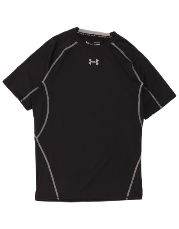 Мужская футболка с рисунком Under Armour Heat Gear, топ XL, черная