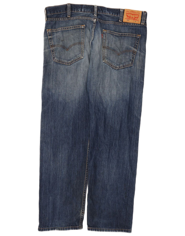 Мужские прямые джинсы Levi's 505 W38 L30 синие, хлопок