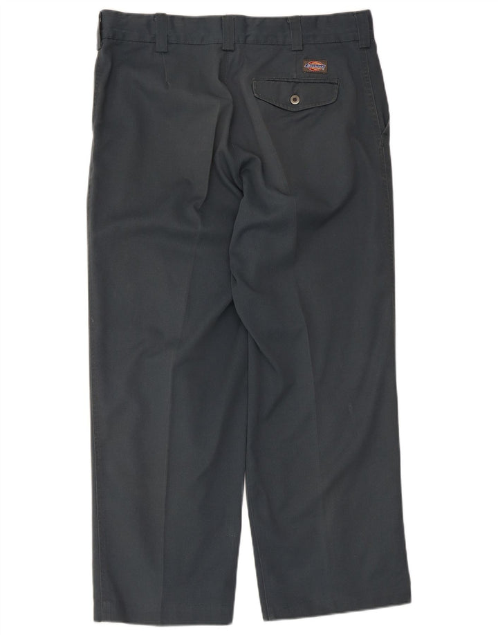 Мужские прямые костюмные брюки Dickies W36 L26, серый полиэстер
