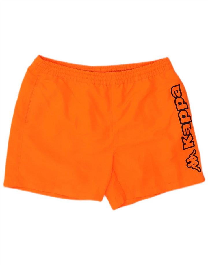 Мужские шорты для плавания Kappa с рисунком XL, оранжевые, полиэстер