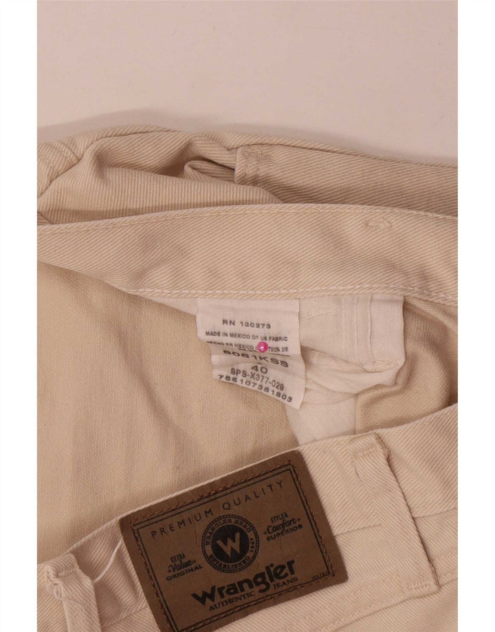 Мужские джинсовые шорты Wrangler W40 XL, бежевый хлопок