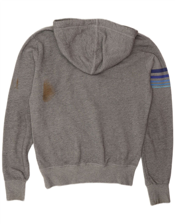 Мужской джемпер с капюшоном Superdry с рисунком, средний серый, хлопок