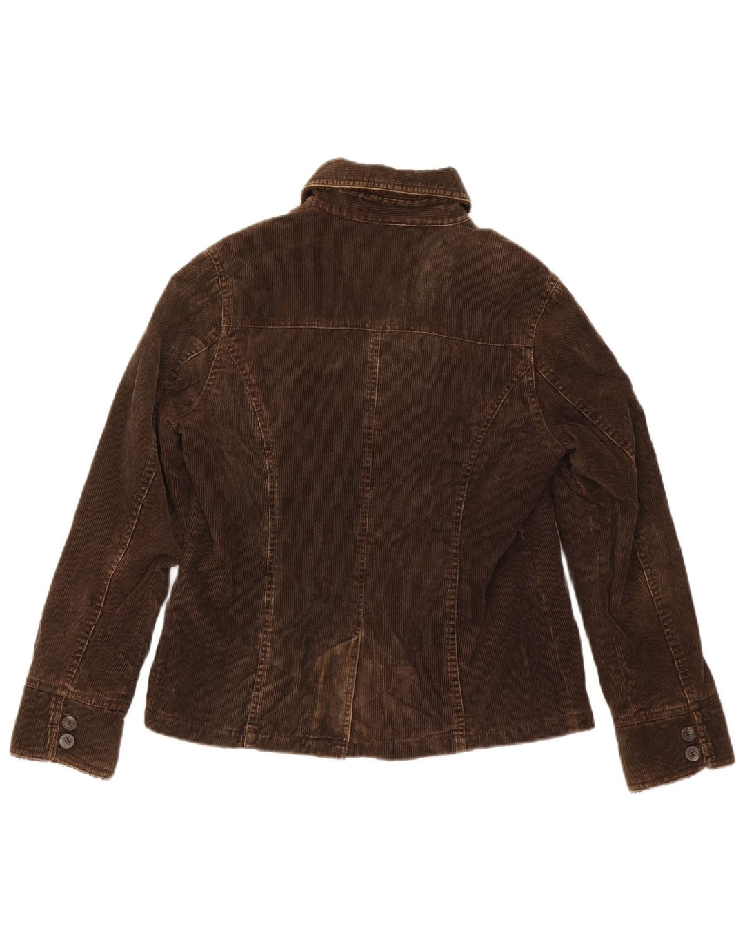 Женская вельветовая куртка MONSONON UK 10, маленькая, коричневый, хлопок