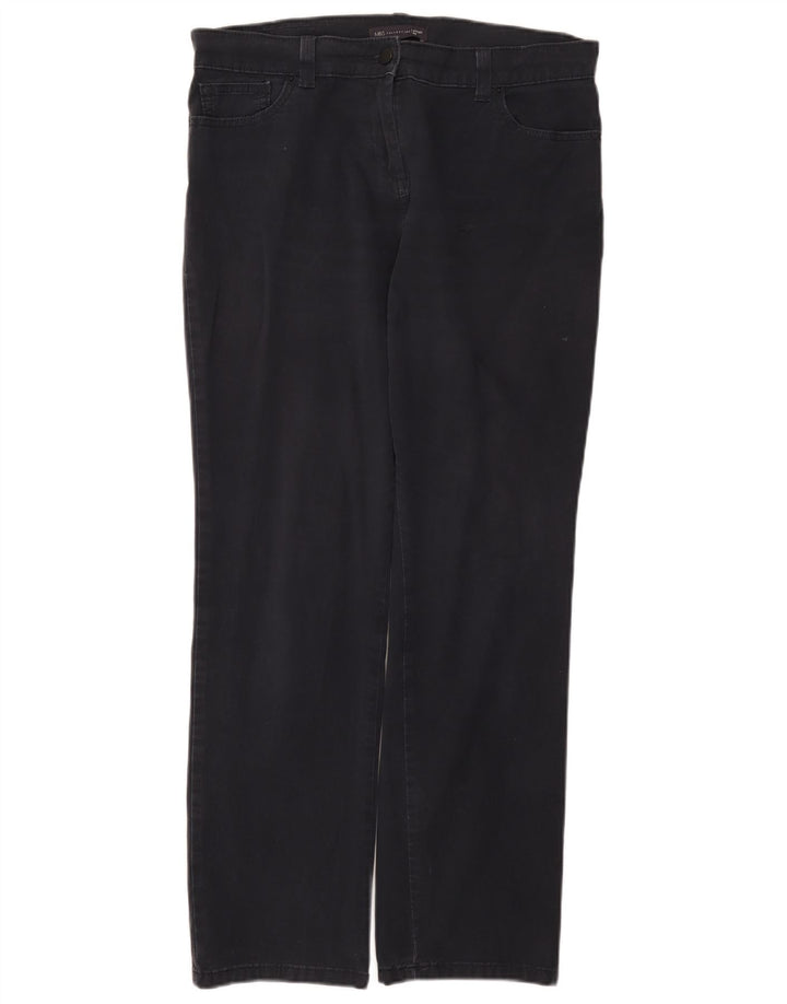 Женские повседневные брюки Marks & Spencer UK 14 Medium W34 L29 Темно-синие