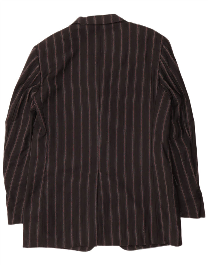 PAL ZILERI Мужской костюм из 2 предметов с 3 пуговицами IT 50, большой W34 L33, черный в полоску