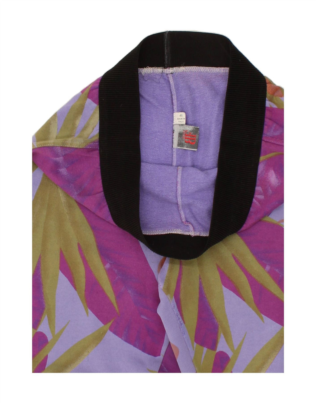 BELFE Womens Leggings IT 46 Large Purple Floral Vintage Belfe and Second-Hand Belfe from Messina Hembry 