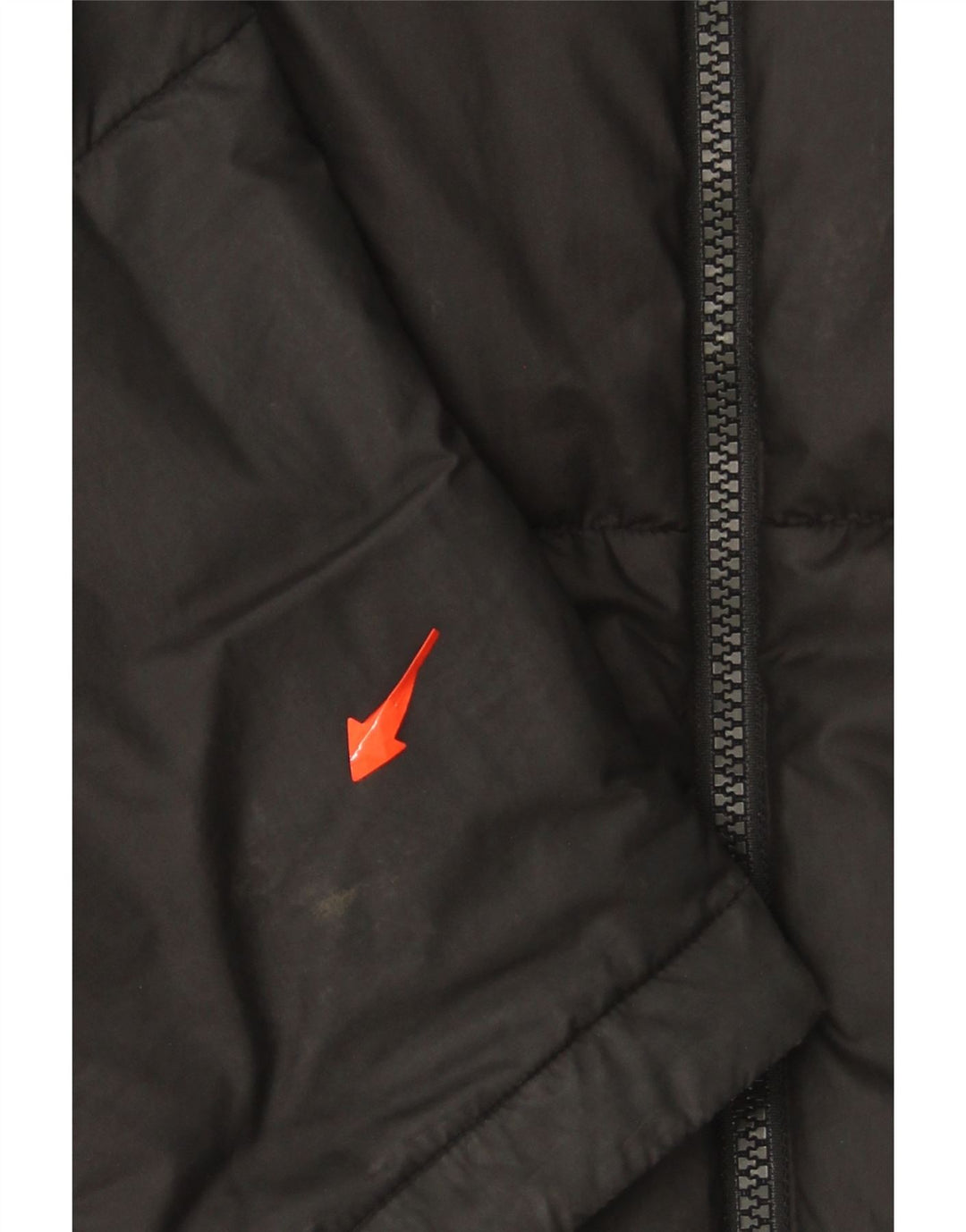 ADIDAS Womens Oversized Padded Jacket UK 8 Small Black Polyester Vintage Adidas and Second-Hand Adidas from Messina Hembry 