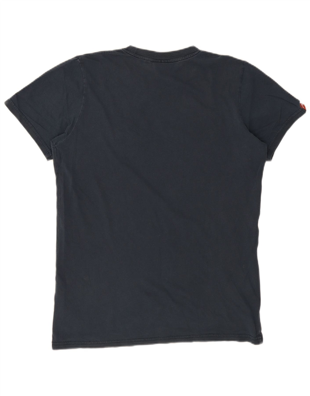 SUPERDRY Мужская футболка с рисунком, маленькая, темно-синяя