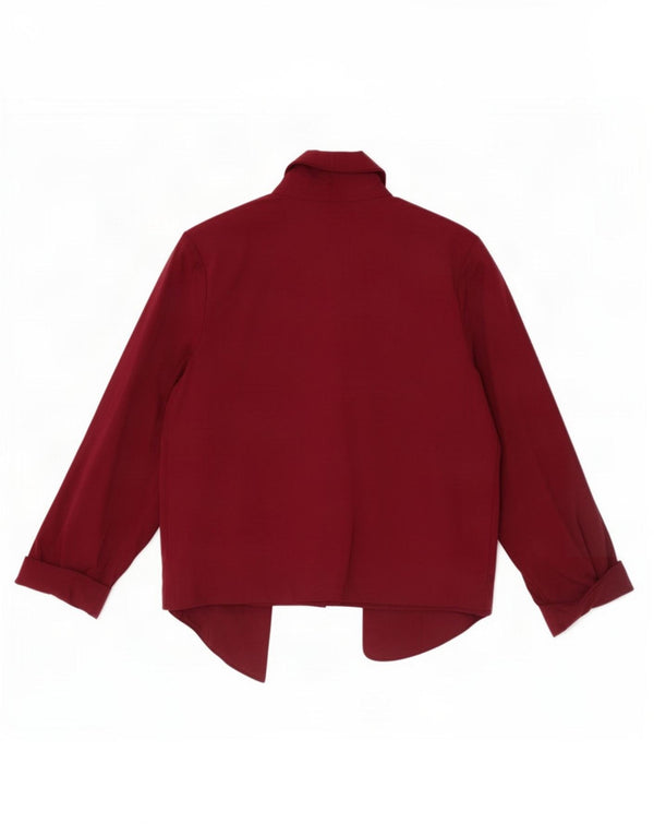 Женский укороченный кардиган с рукавами 3/4 Marks & Spencer, Великобритания, 18 XL, бордовый