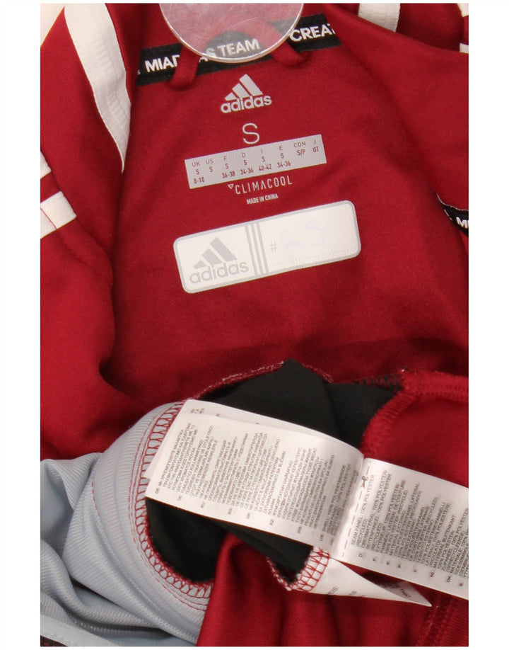 Женская спортивная куртка Adidas Climacool, Великобритания, 8/10, маленькая, бордовая