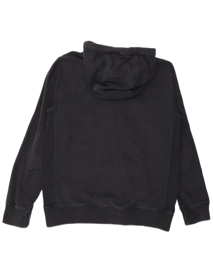 Мужской свитер с капюшоном FAT FACE на молнии, большой темно-синий, хлопковый