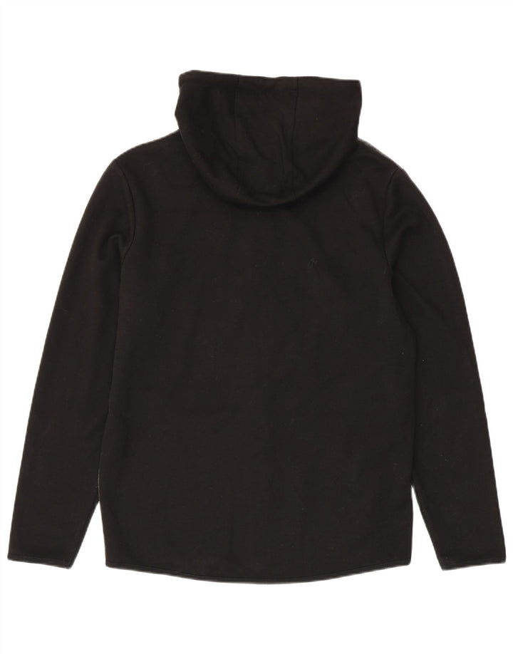 Мужской свитер с капюшоном на молнии Jack & Jones, средний черный, полиэстер с цветными блоками