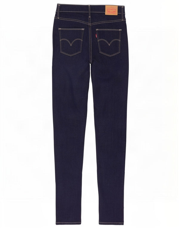 Женские утягивающие джинсы скинни Levi's W25 L32, темно-синий, хлопок