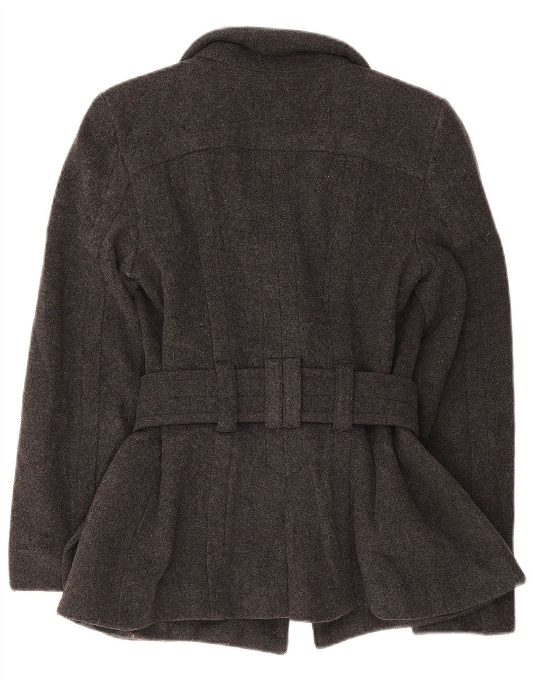 Женское полупальто Zara UK 6 XS, черная шерсть