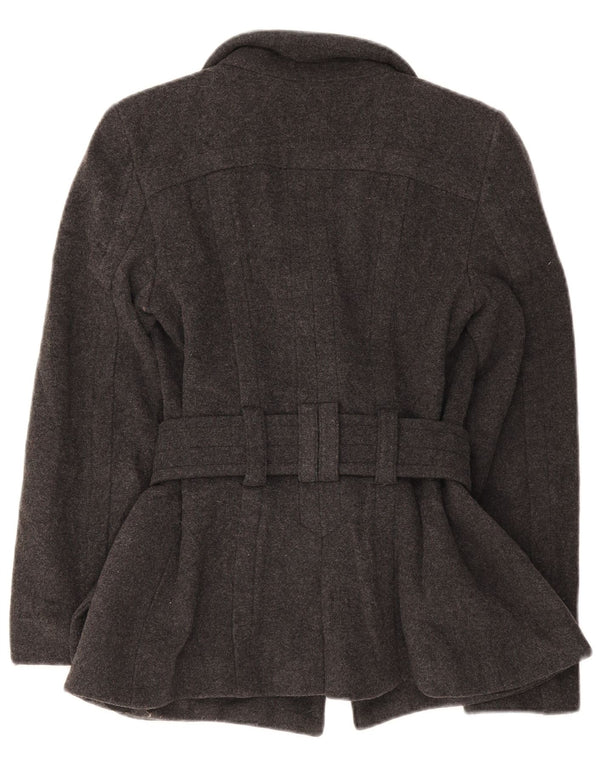 Женское полупальто Zara UK 6 XS, черная шерсть