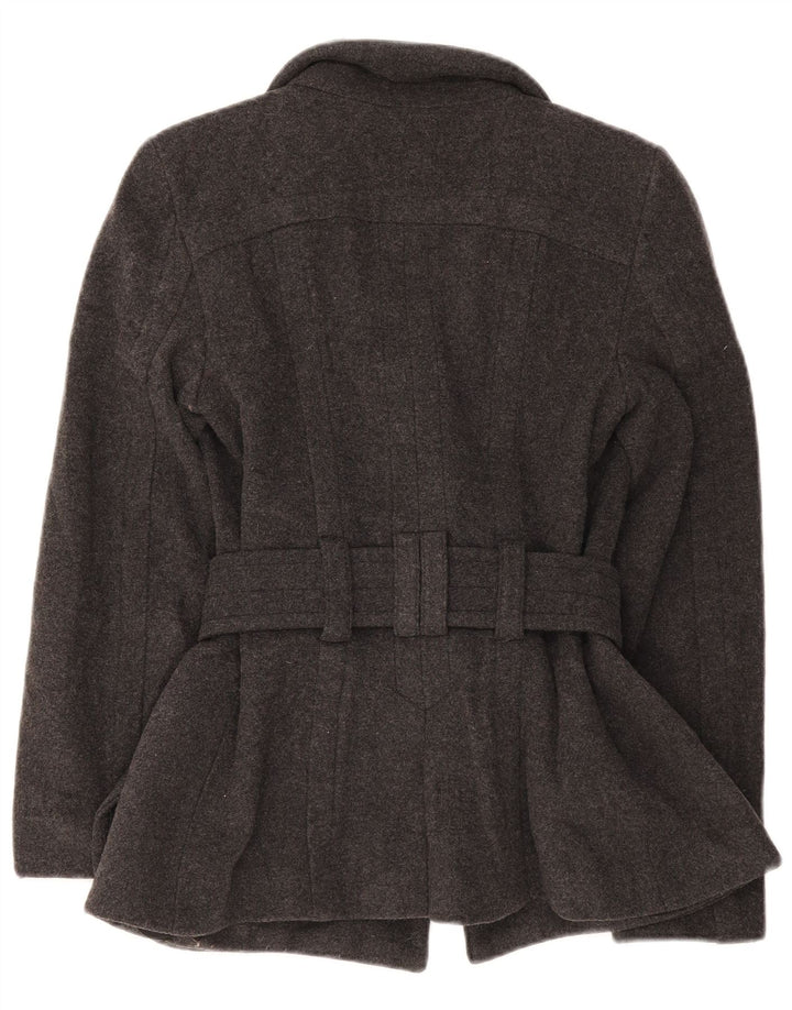 Женское полупальто Zara UK 6 XS, черная шерсть