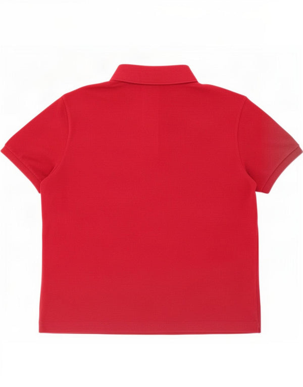 Мужская рубашка-поло Lacoste, размер 6 XL, красный хлопок
