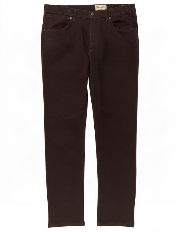 Мужские прямые повседневные брюки Wrangler Arizona Stretch W36 L31, черный хлопок