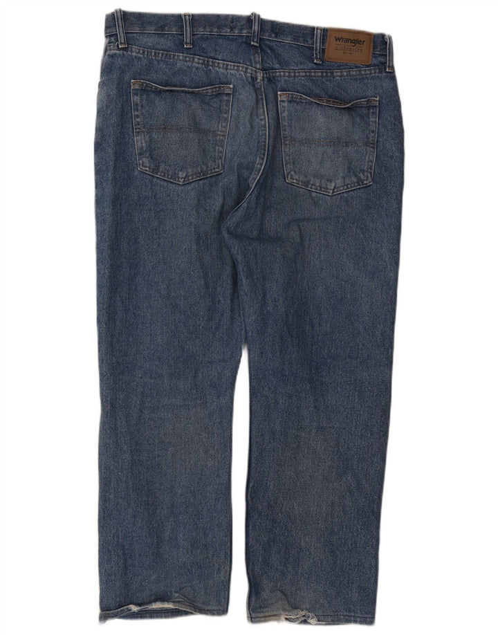 Мужские прямые джинсы Wrangler W38 L26, синие, хлопок