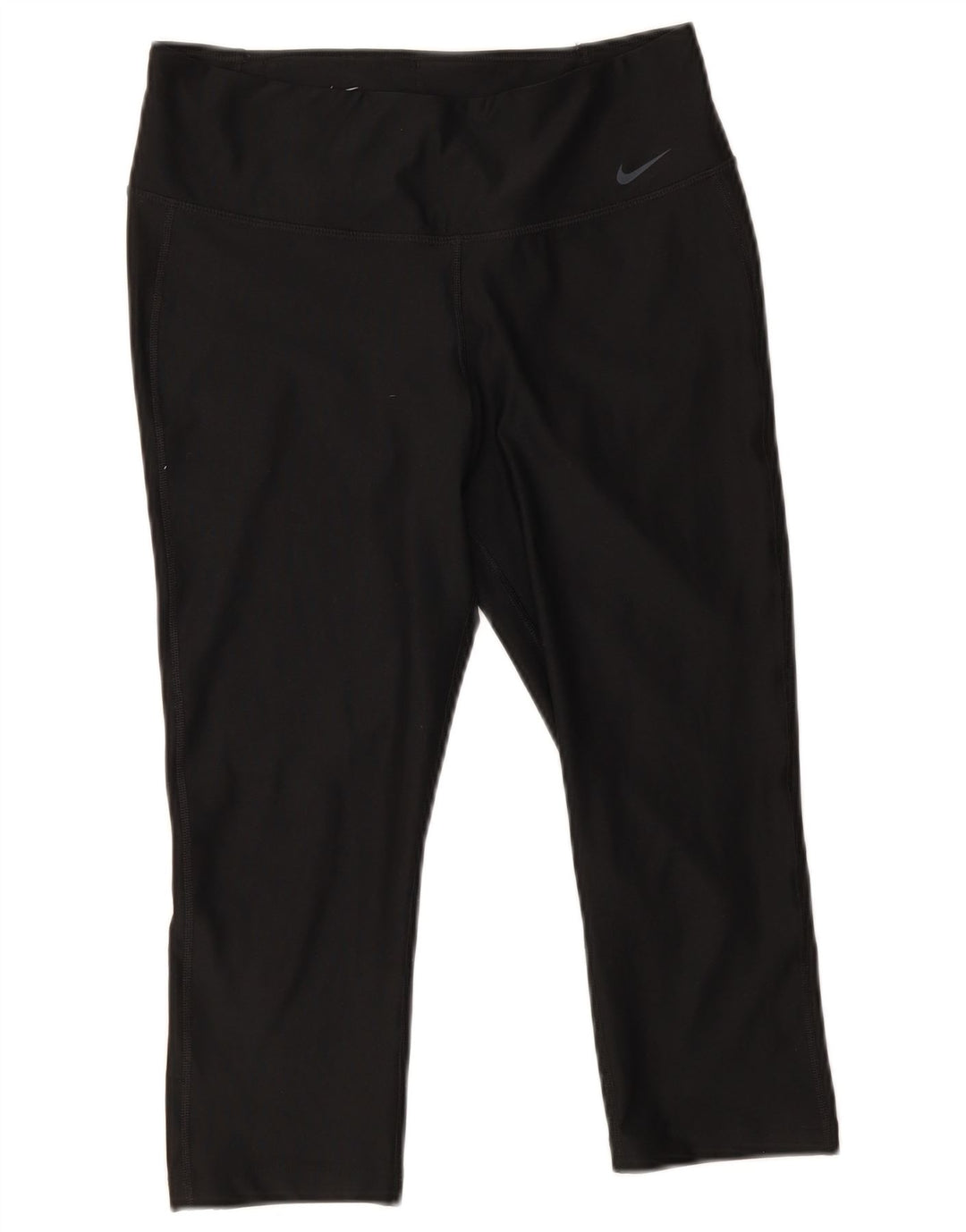 Женские леггинсы-капри Nike Dri Fit UK 14, средний черный, полиэстер