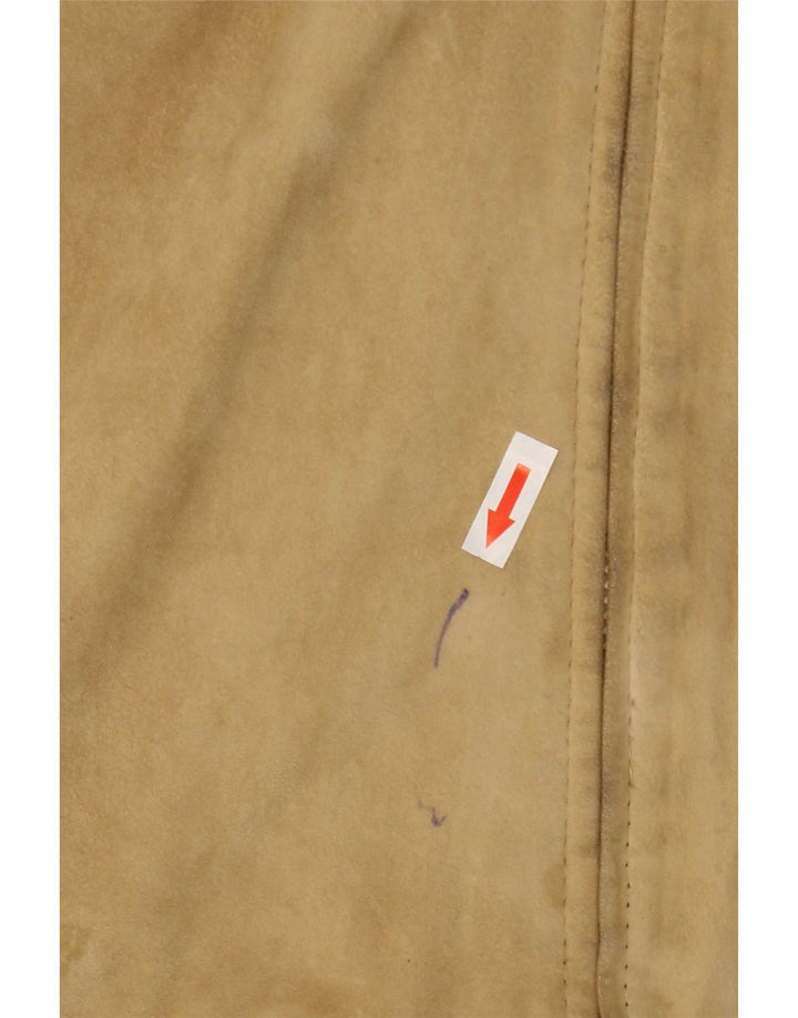 Винтажная женская замшевая куртка IT 44 Medium Beige