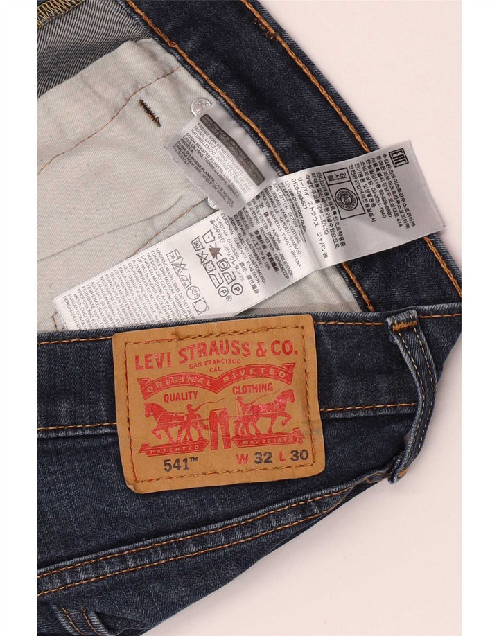Мужские зауженные джинсы Levi's 541 W32 L30 синие, хлопок