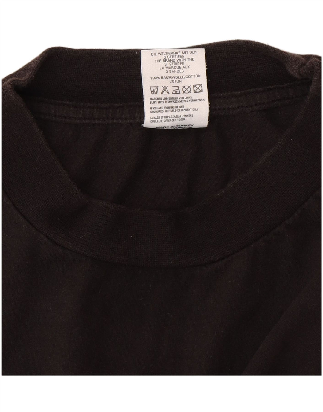 Мужская футболка Adidas Top XL, черный хлопок