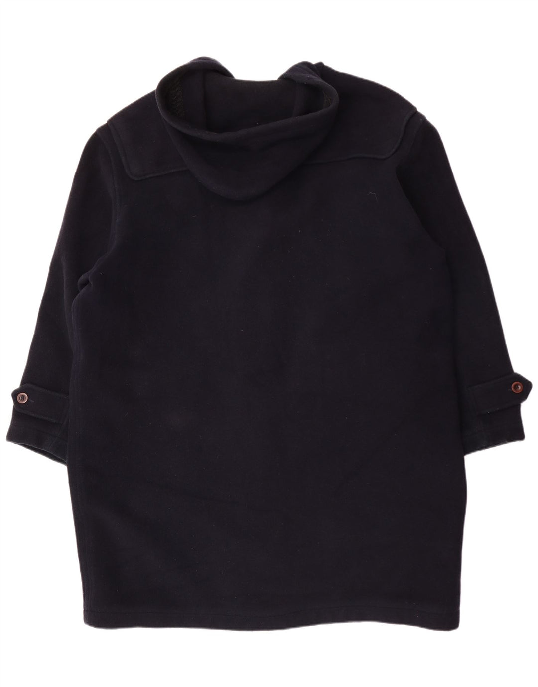 Мужской дафлкот с капюшоном BENETTON IT 54 2XL Темно-синий, шерсть