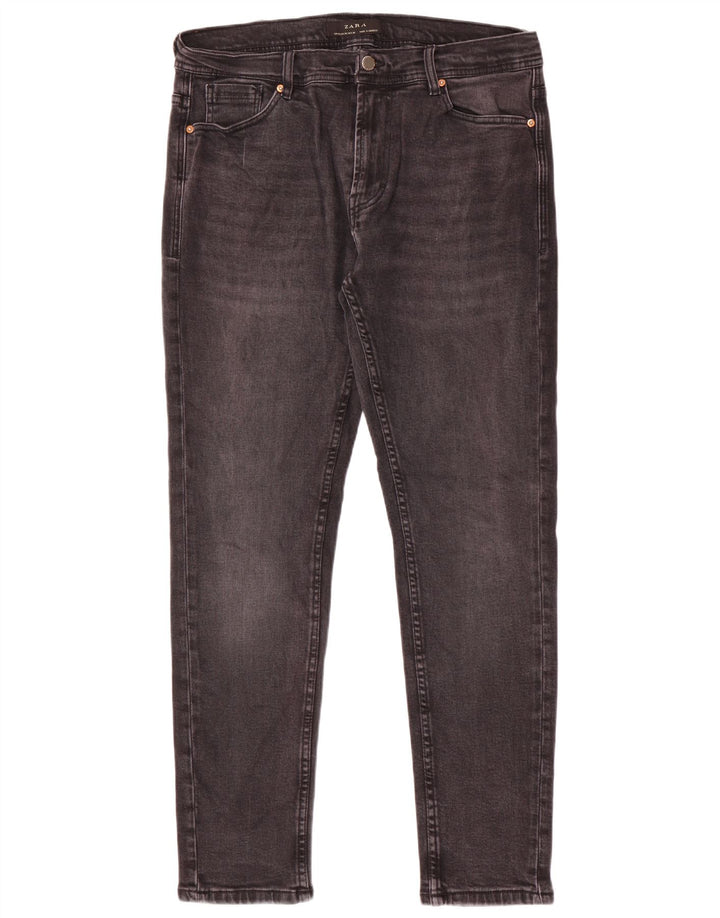 Джинсы мужские узкие Zara EU 46 XL W36 L30 серые